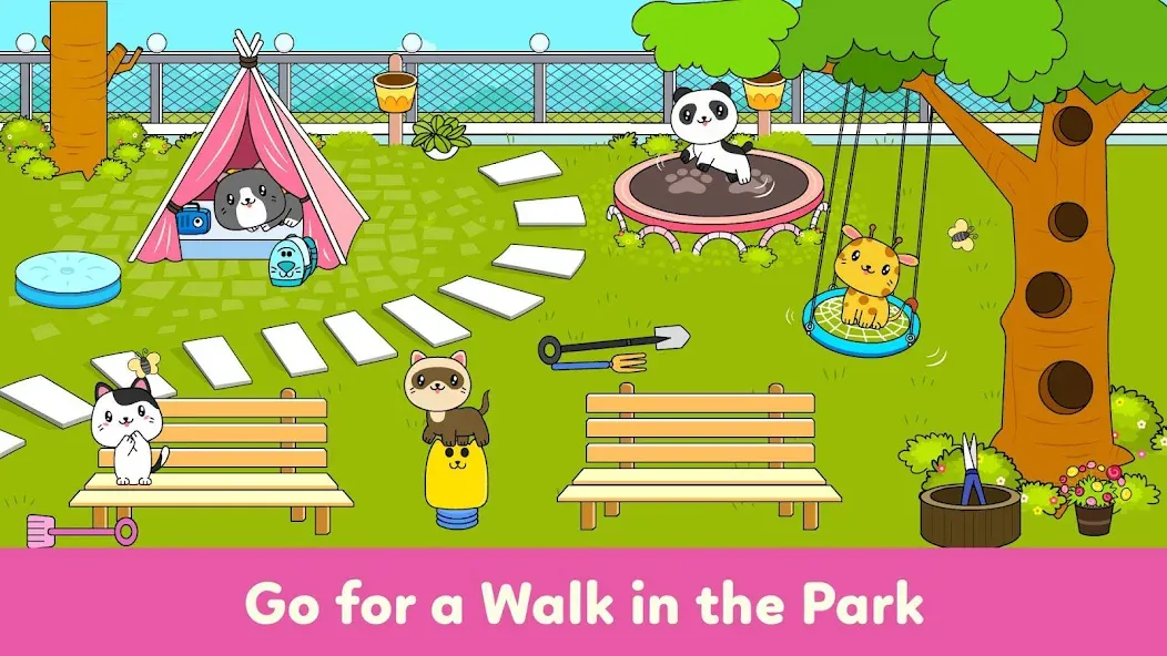 Tizi Town - My Pet Daycare  [МОД Бесконечные деньги] Screenshot 5