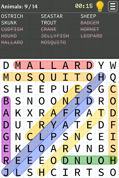Word Search (Уорд Срч)  [МОД Много денег] Screenshot 1