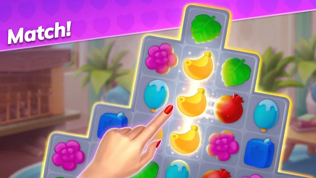 Emma's Mansion: Design & Match  [МОД Unlocked] Screenshot 5