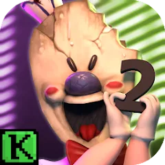 Скачать взлом Ice Scream 2 (Айс скрим 2)  [МОД Много монет] - стабильная версия apk на Андроид