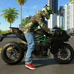 Скачать взлом Kawasaki Ninja H2r Games 3D (Кавасаки Ниндзя 2р Игры 3D)  [МОД Menu] - последняя версия apk на Андроид