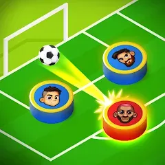 Скачать взломанную Super Soccer 3v3 (Online) (упер футбол 3 на 3)  [МОД Menu] - стабильная версия apk на Андроид