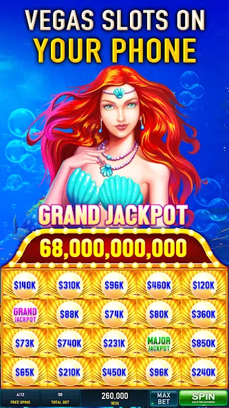 Slots Cash:Vegas Slot Machines (Слотс Кэш)  [МОД Menu] Screenshot 1