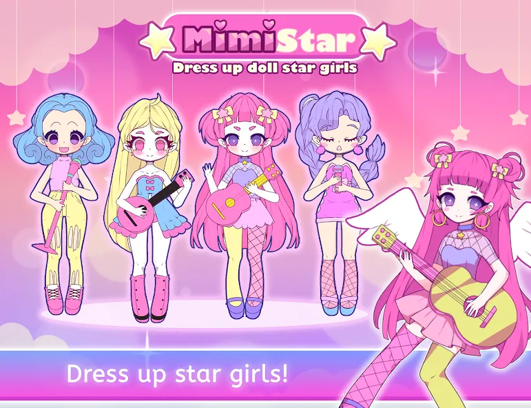 Mimistar dress up chibi doll (Министар)  [МОД Menu] Screenshot 1