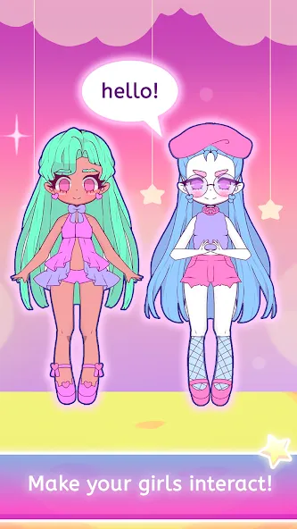 Mimistar dress up chibi doll (Министар)  [МОД Menu] Screenshot 5
