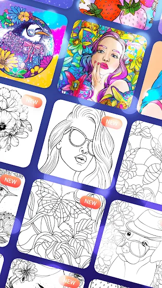 Magic Paint: Color by number (Магик Пейнт)  [МОД Unlimited Money] Screenshot 3