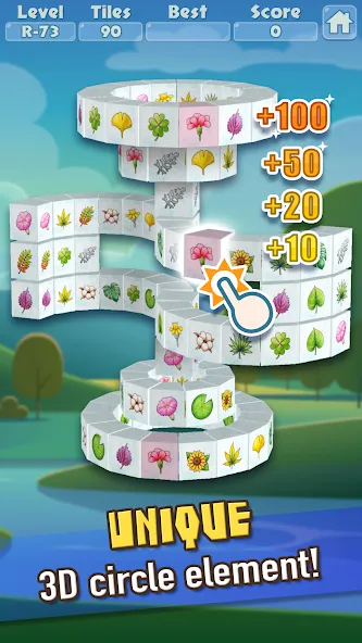 3D Mahjong Triple Tile Match (Маджонг Трипл Плит Матч)  [МОД Unlimited Money] Screenshot 2