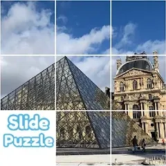Взломанная Slide Puzzle with your photo (Слайдпазл с вашим фото)  [МОД Все открыто] - полная версия apk на Андроид