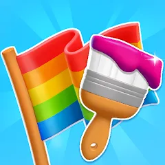 Взлом Flag Painters (Флаг Пэйнтерс)  [МОД Много денег] - последняя версия apk на Андроид