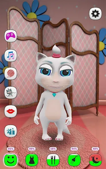 My Talking Kitty Cat  [МОД Бесконечные деньги] Screenshot 1
