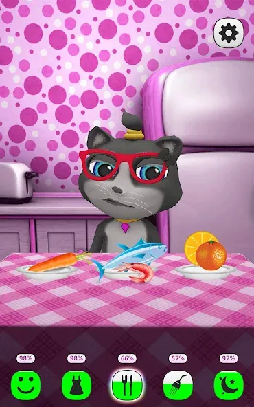 My Talking Kitty Cat  [МОД Бесконечные деньги] Screenshot 3