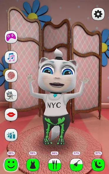 My Talking Kitty Cat  [МОД Бесконечные деньги] Screenshot 5