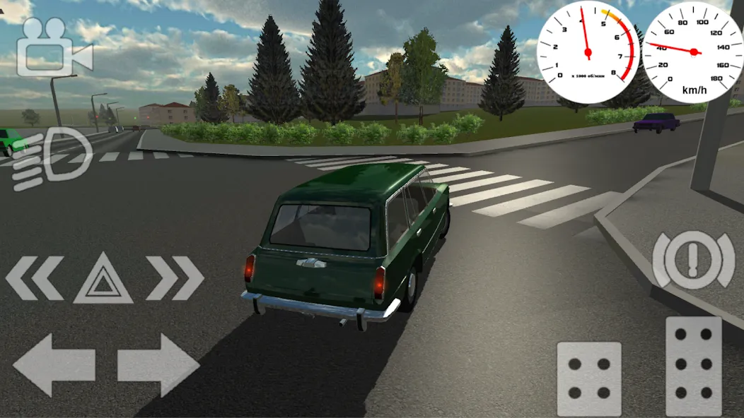 Russian Classic Car Simulator (Русский Классический Автосимулятор)  [МОД Unlimited Money] Screenshot 3