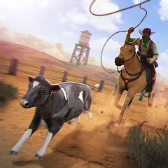 Скачать взлом Cowboys Horse Racing Derby  [МОД Unlimited Money] - полная версия apk на Андроид