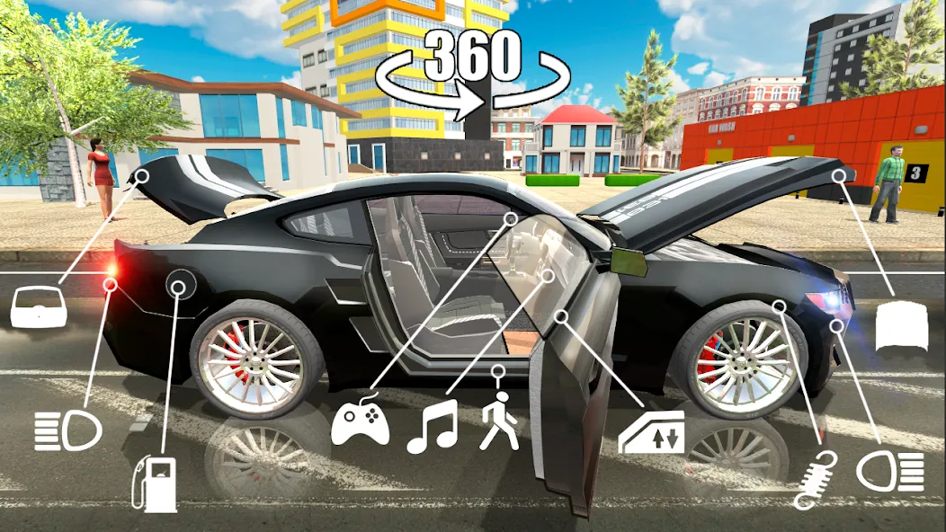 Car Simulator 2  [МОД Бесконечные монеты] Screenshot 1