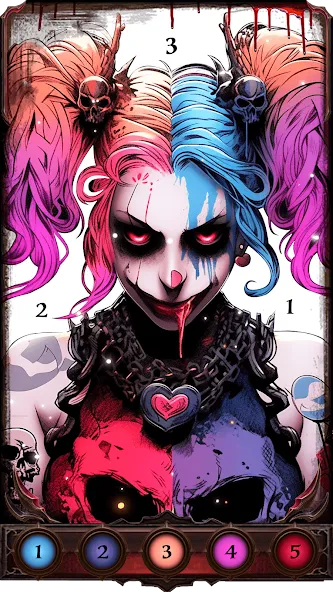 Dark, Horror Color by Number  [МОД Много денег] Screenshot 4