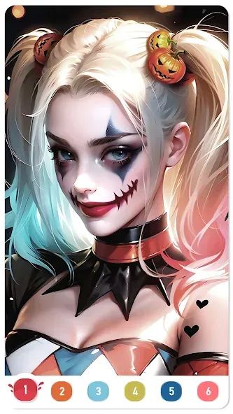 Clown Color, Paint by number  [МОД Menu] Screenshot 2