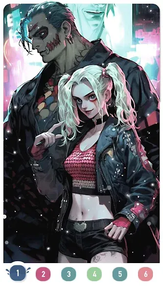 Clown Color, Paint by number  [МОД Menu] Screenshot 4