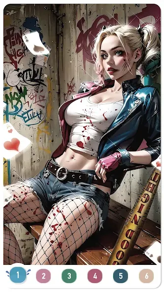 Clown Color, Paint by number  [МОД Menu] Screenshot 5