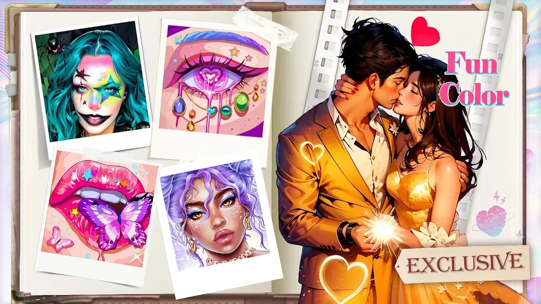 Fun Color:Happy Coloring games  [МОД Unlimited Money] Screenshot 4