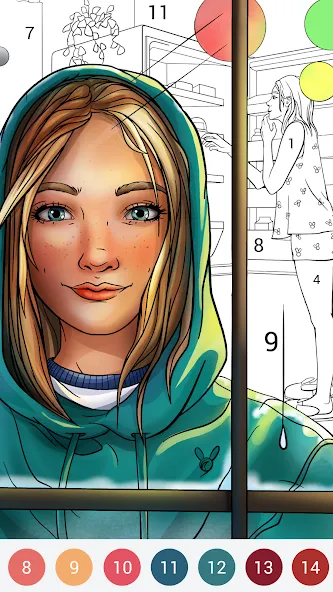 Happy Color®: Coloring Book (Хэппи Колор)  [МОД Много денег] Screenshot 5