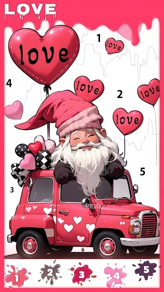 Paint Color: Color by number  [МОД Много монет] Screenshot 3