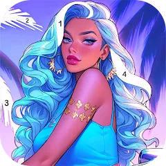 Скачать взлом Paint Color: Color by number  [МОД Много монет] - последняя версия apk на Андроид