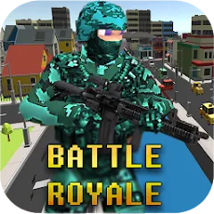 Взломанная Pixel Combat: Battle Royale (Пиксельный бой)  [МОД Все открыто] - стабильная версия apk на Андроид