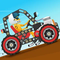 Скачать взлом Car Builder & Racing for Kids  [МОД Много денег] - стабильная версия apk на Андроид