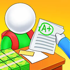 Взломанная My Dream School Tycoon Games (Мои игры владения школой мечты)  [МОД Много денег] - полная версия apk на Андроид