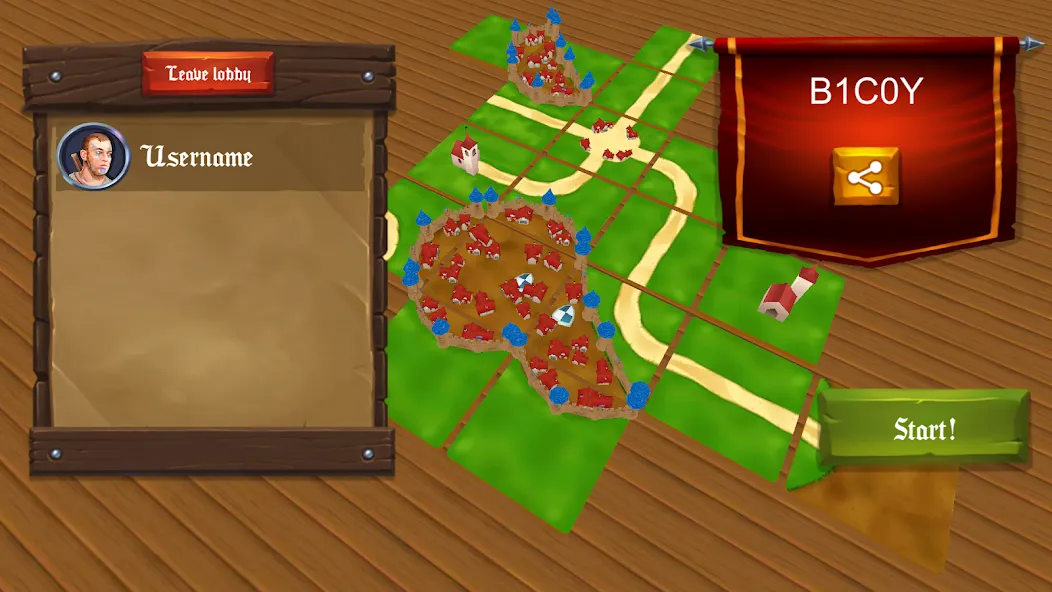 War of Carcassonne board Games (Каркассон)  [МОД Бесконечные монеты] Screenshot 3