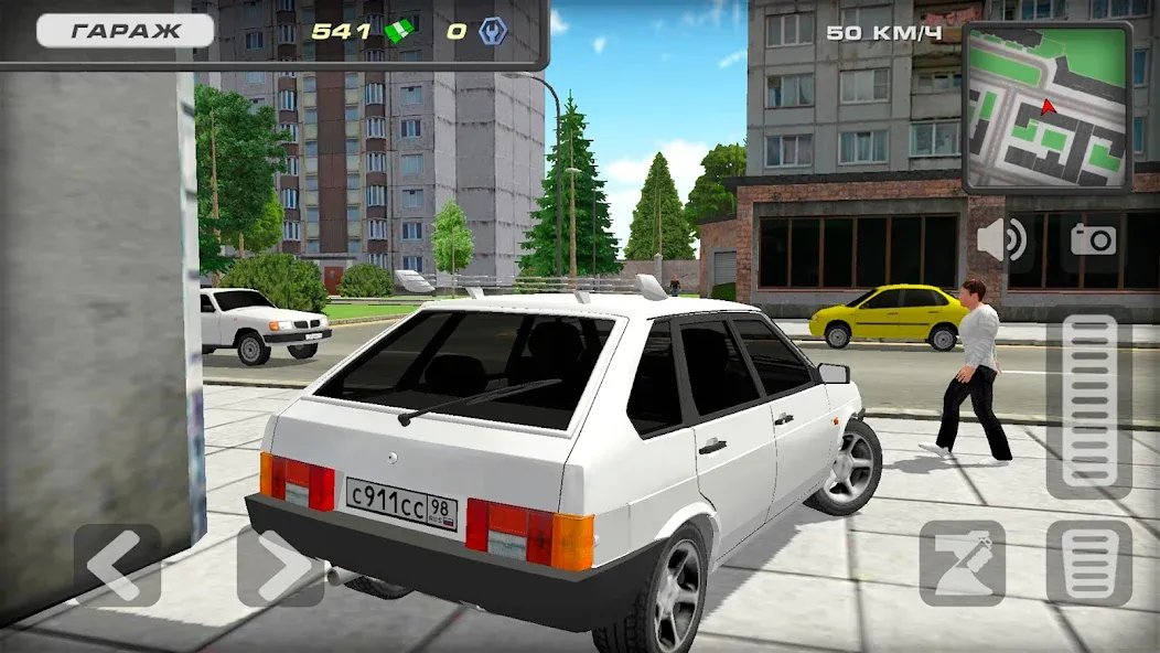Lada 2109 Russian Car Driver  [МОД Много денег] Screenshot 3