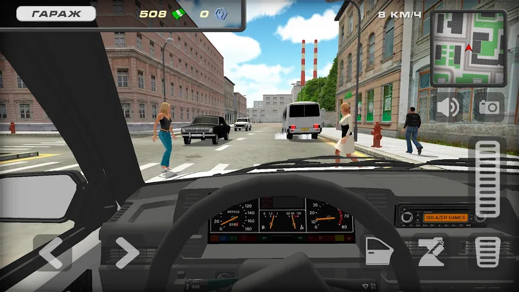Lada 2109 Russian Car Driver  [МОД Много денег] Screenshot 4