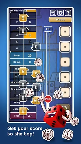 Yatzy Ultimate (Ятзи Ультимейт)  [МОД Unlocked] Screenshot 2