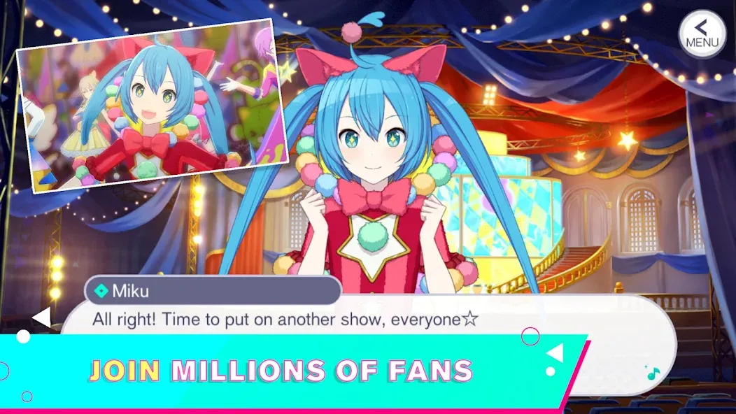 HATSUNE MIKU: COLORFUL STAGE! (Хацуне Мику)  [МОД Все открыто] Screenshot 5