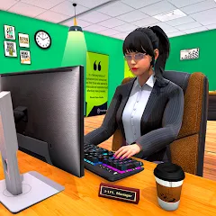 Взлом Virtual HR Manager Job Games  [МОД Unlocked] - последняя версия apk на Андроид
