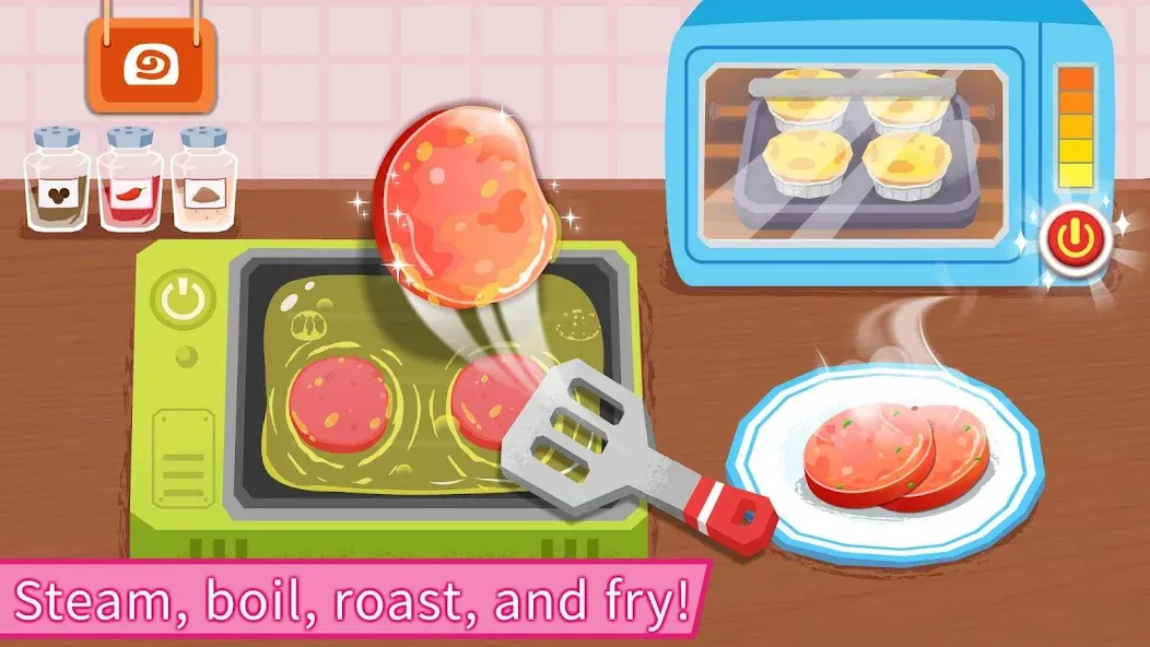 Baby Panda's Breakfast Cooking  [МОД Много денег] Screenshot 3