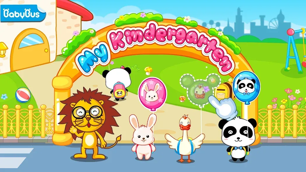 Baby Panda Kindergarten  [МОД Unlocked] Screenshot 1