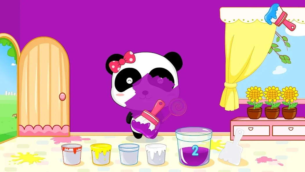 Baby Panda's Color Mixing  [МОД Меню] Screenshot 2