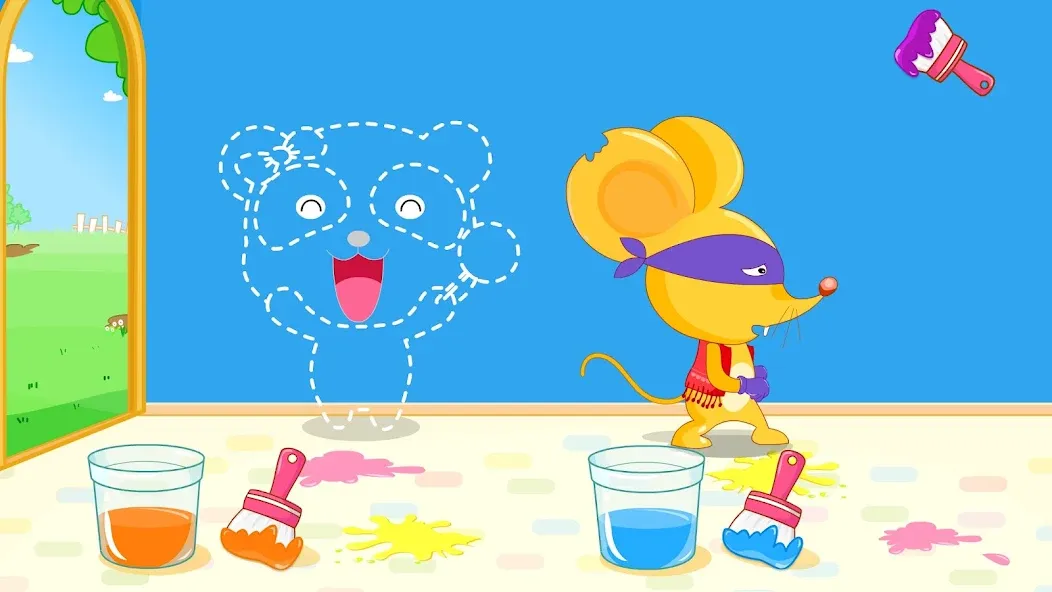 Baby Panda's Color Mixing  [МОД Меню] Screenshot 3