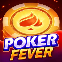 Взломанная Poker Fever - Win your Fame (Покер Клаш)  [МОД Много денег] - полная версия apk на Андроид