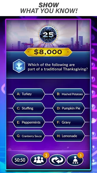 Official Millionaire Game  [МОД Меню] Screenshot 1