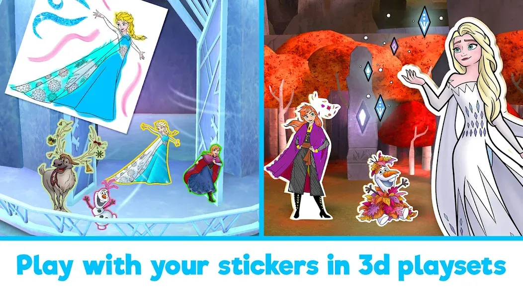 Disney Coloring World (Дисней)  [МОД Бесконечные монеты] Screenshot 3
