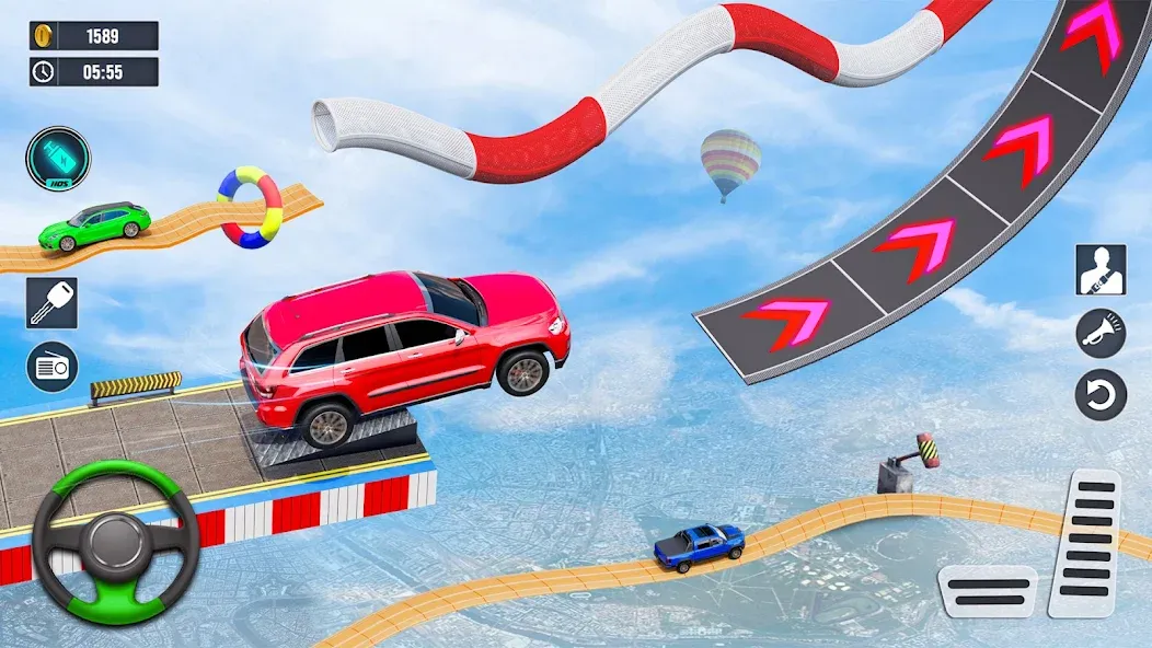 Car Stunt Games : Car Games 3D (Кар Стант Геймс)  [МОД Много монет] Screenshot 4