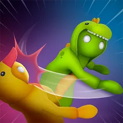Скачать взломанную Gang Battle Party: Animals 3D  [МОД Много монет] - полная версия apk на Андроид
