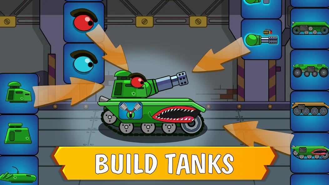 TankCraft – War Tank Battles (ТанкКрафт)  [МОД Mega Pack] Screenshot 1