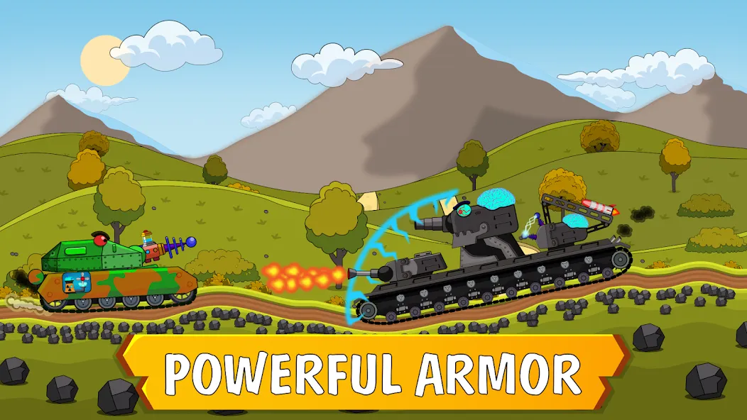 TankCraft – War Tank Battles (ТанкКрафт)  [МОД Mega Pack] Screenshot 2