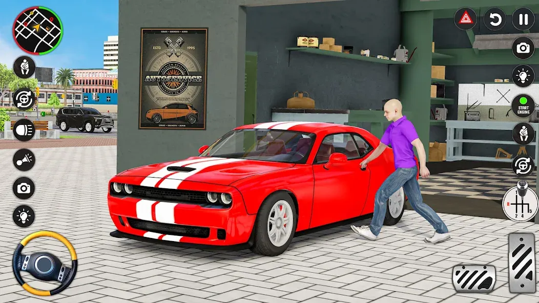 City Car Simulator & Car City  [МОД Много денег] Screenshot 2