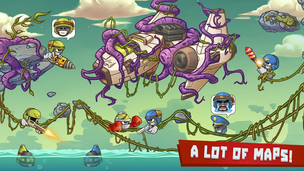 Warlings 2: Total Armageddon (Варлингс 2)  [МОД Mega Pack] Screenshot 2