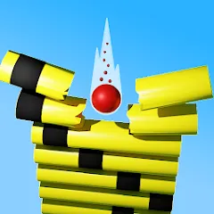Скачать взломанную Ball: Blast colorful bricks 3d  [МОД Unlocked] - стабильная версия apk на Андроид